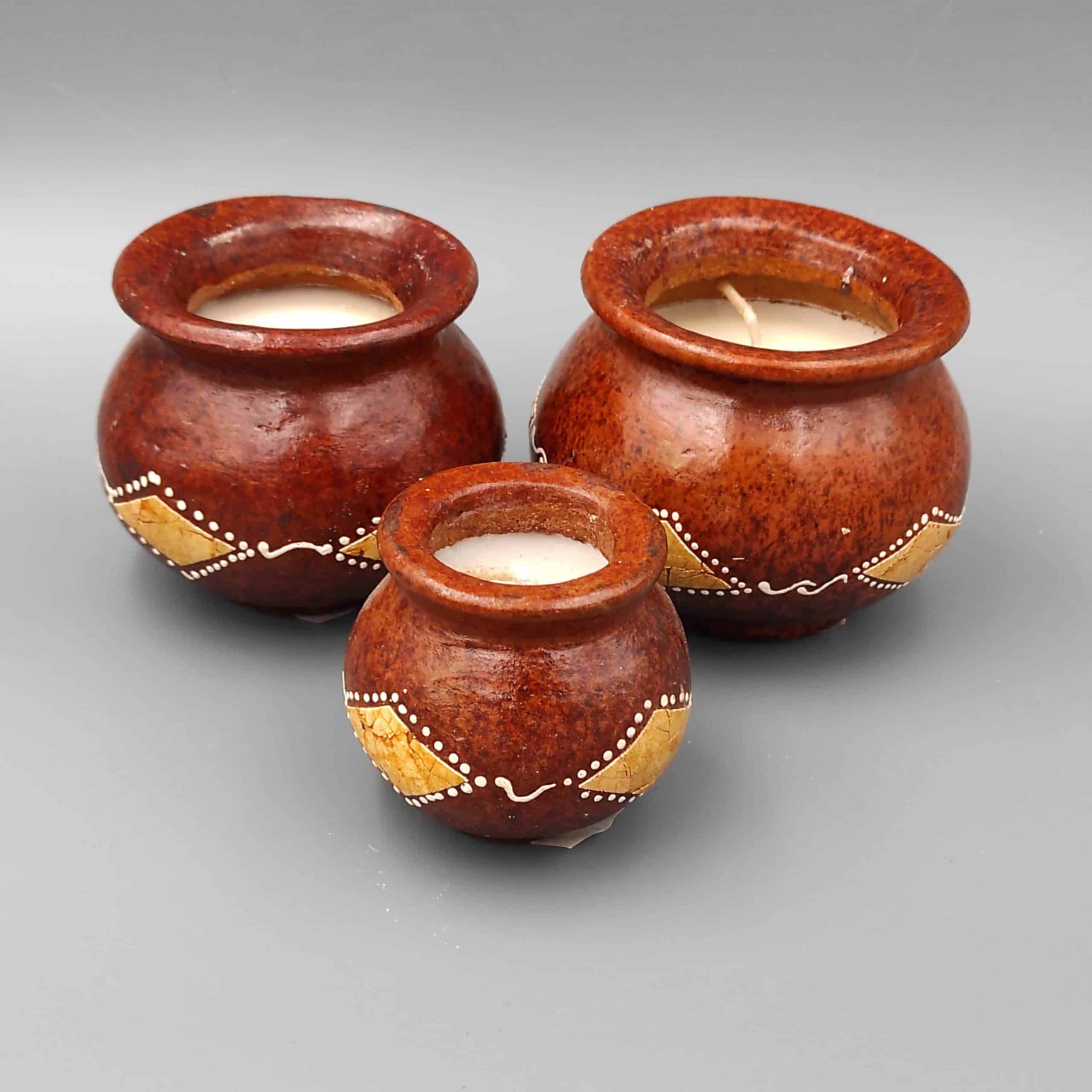 Kerámia gyertya csupor