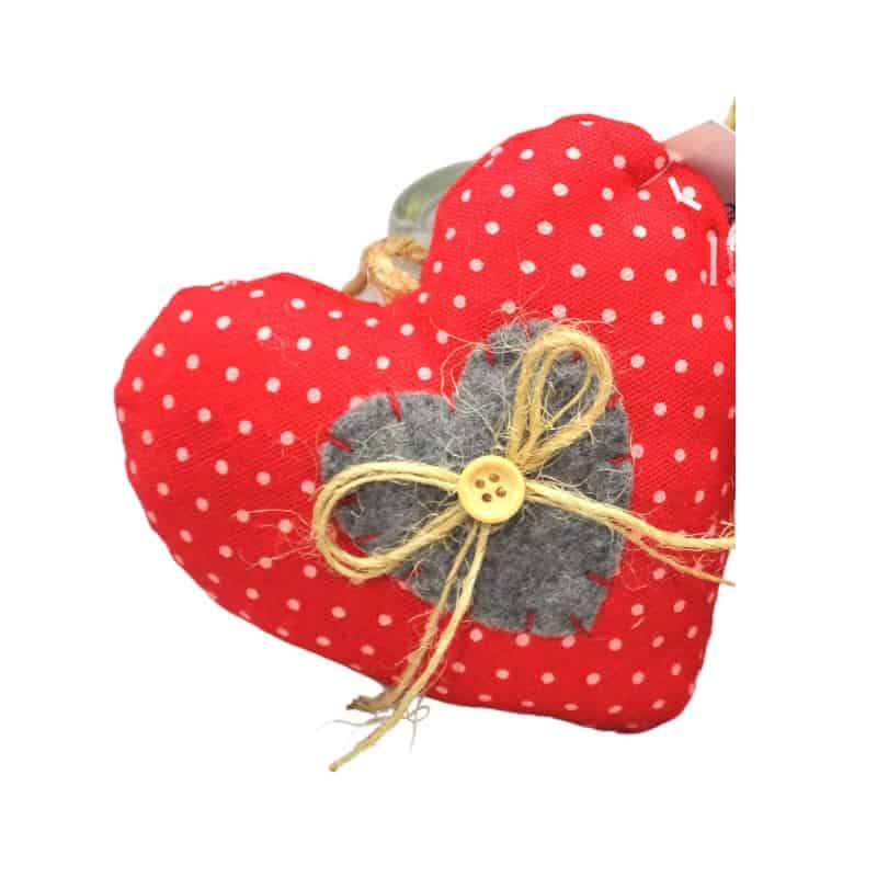 Textil szivecske