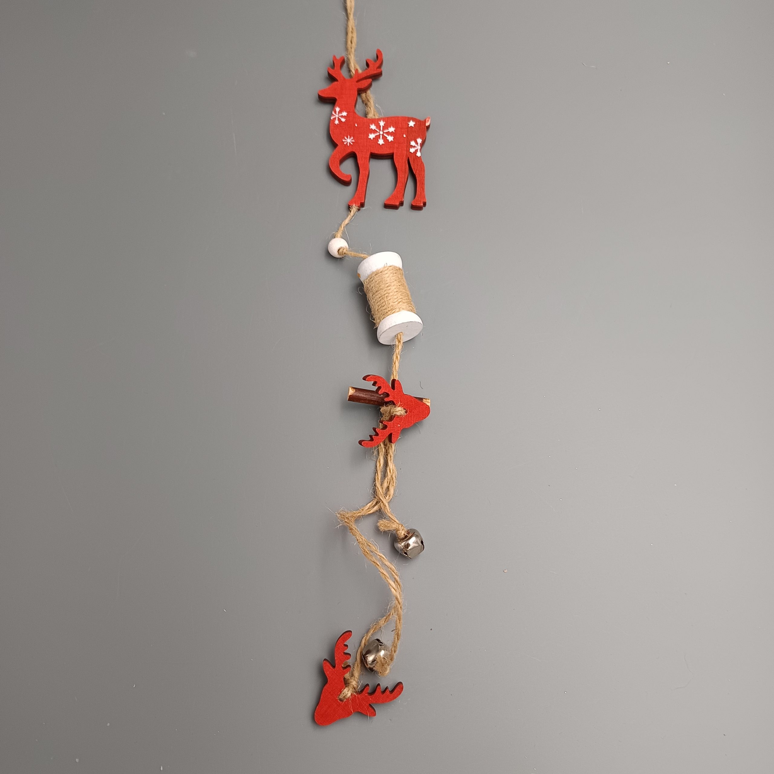 Ajtódísz szarvas alakú