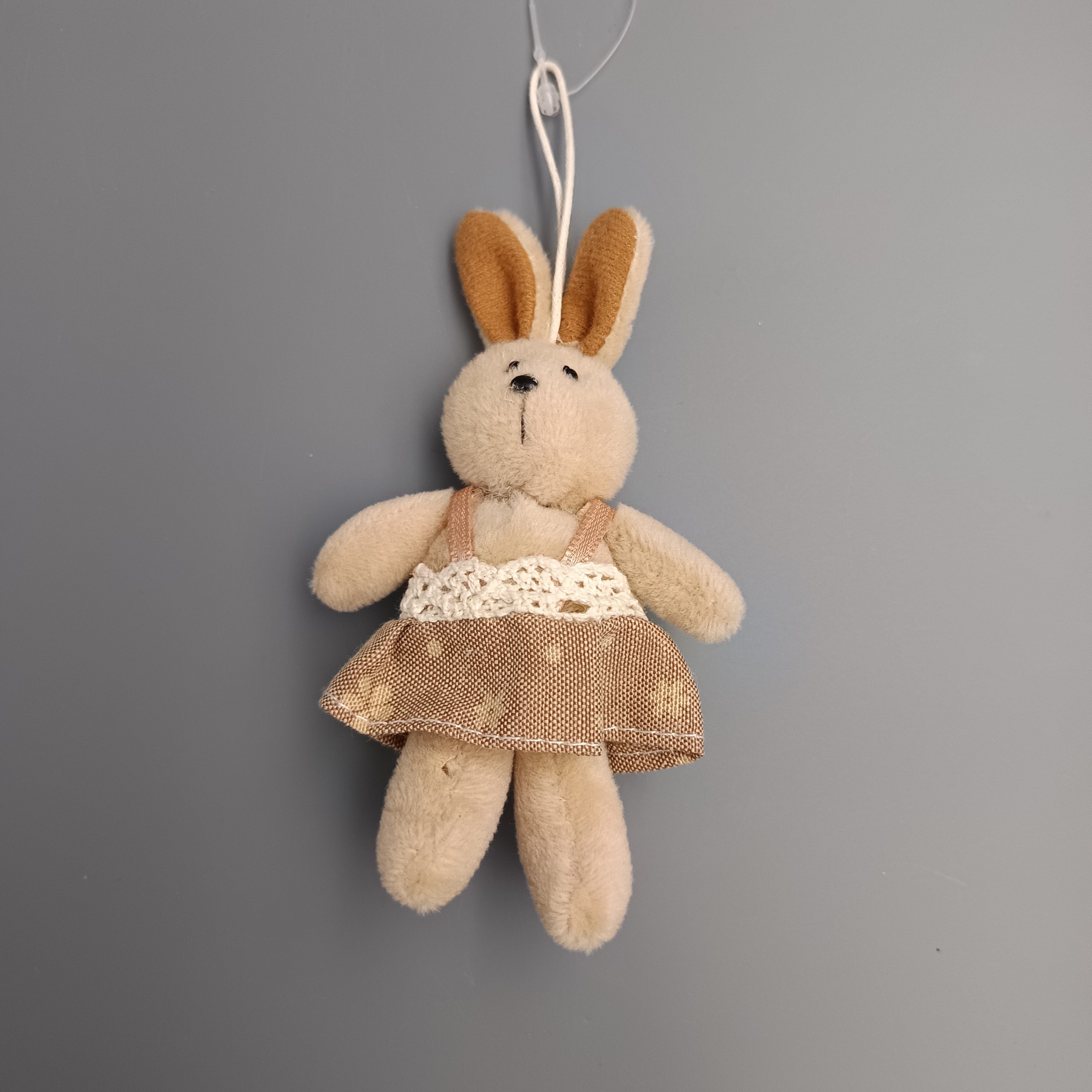 Textil nyuszi kislány akasztóval